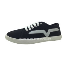 Homens baratos sapatos casuais com PVC sola injeção (X176-M)